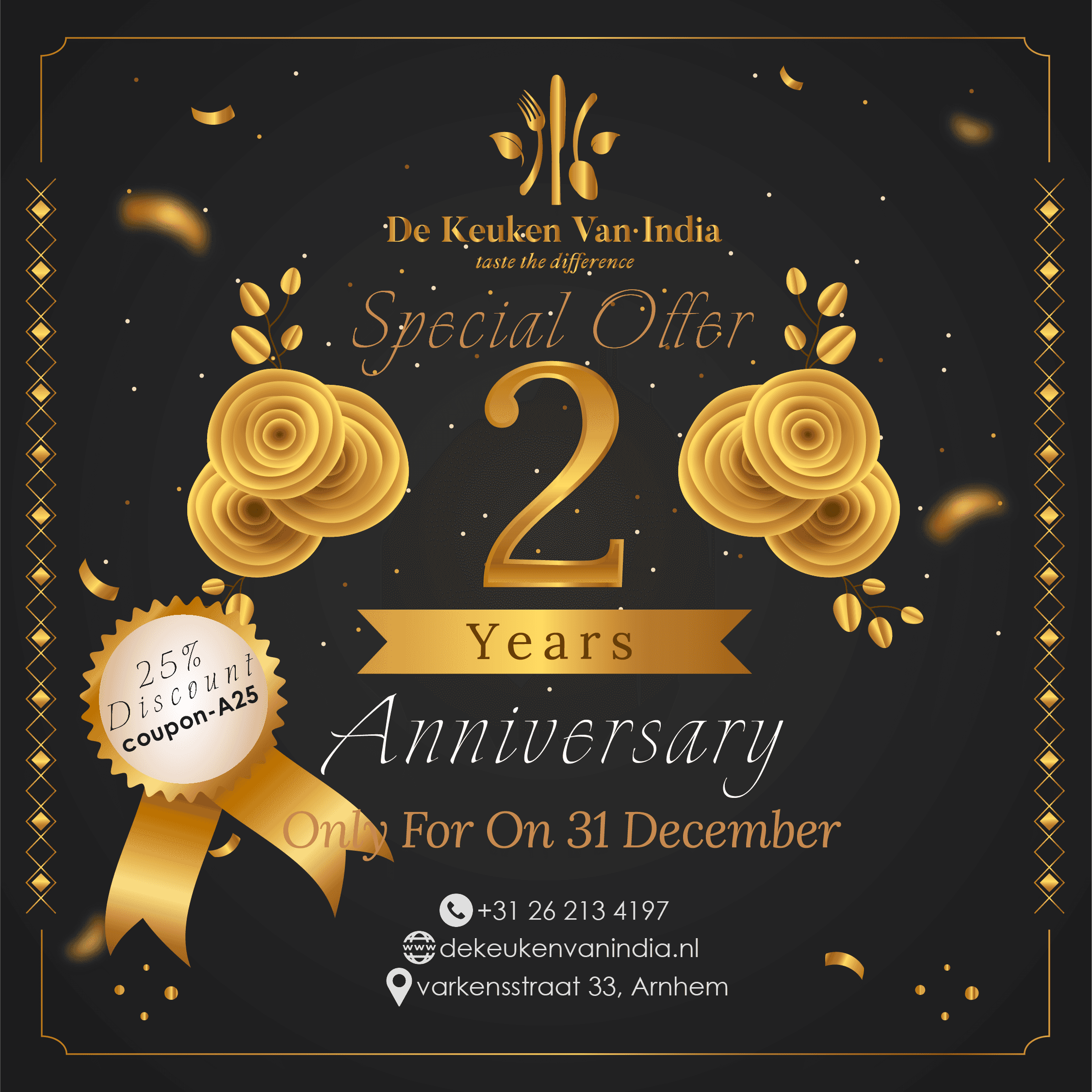 Two-year anniversary for De Keuken Van India